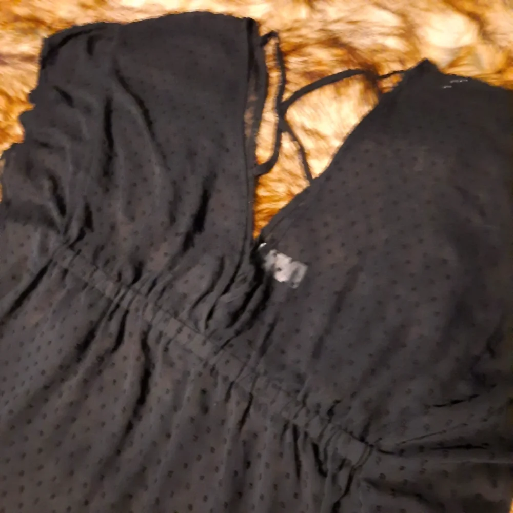 Time and Tru / Black 1x Top / Bathing suit Baby doll/ Shear - Picture 3 of 9